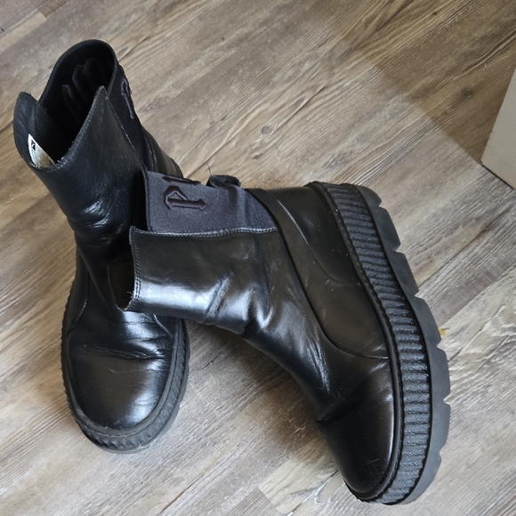 Black PUMA Women's Ankle Boots - Picture 5 of 6